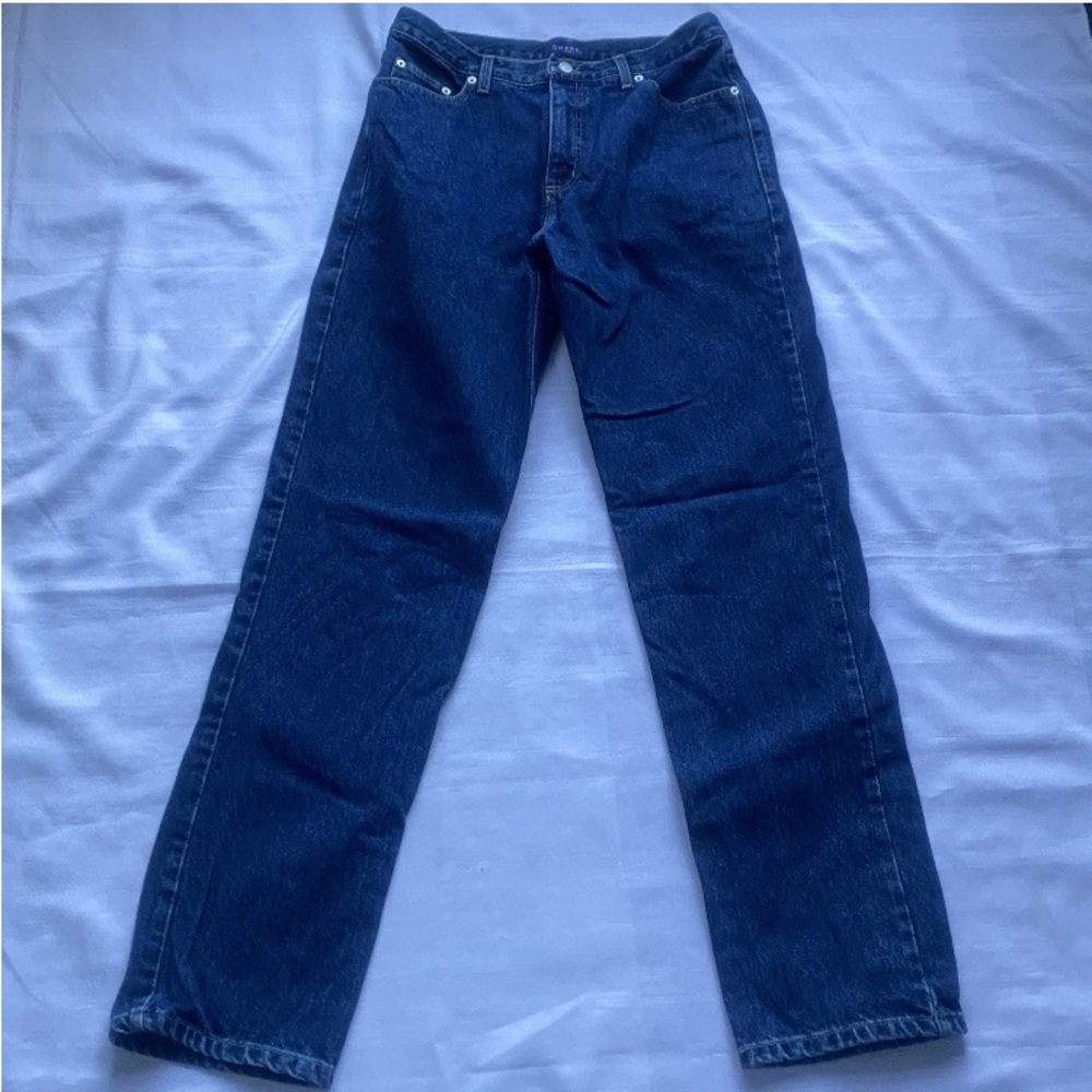 Vintage 90s Guess Jean Classic Fit Straight USA American Tradition Sz 34